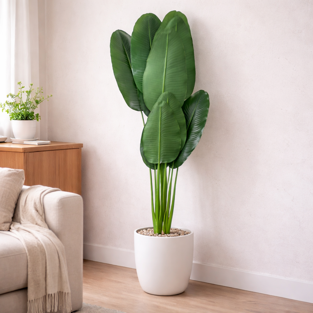 pawpetals artificial bird of paradise plant
